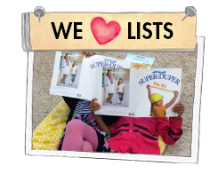 We love lists
