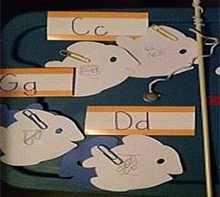 paper cutouts of fish